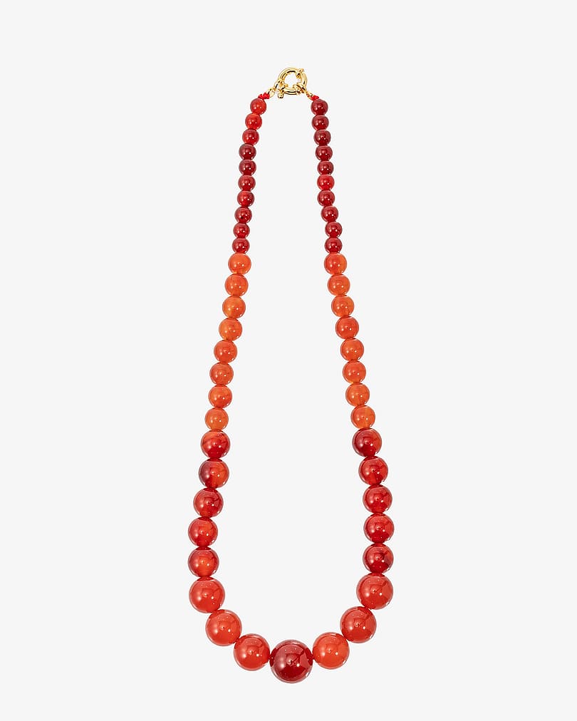 Women's necklace, agate stone WNEC166HV