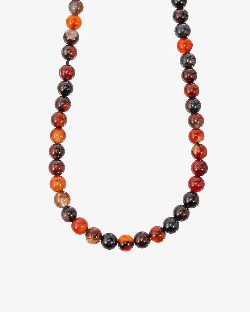 Colored agate necklace WNEC264MC
