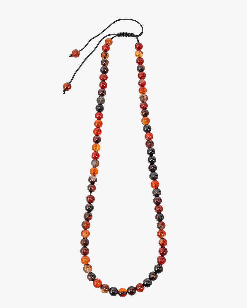 Colored agate necklace WNEC264MC