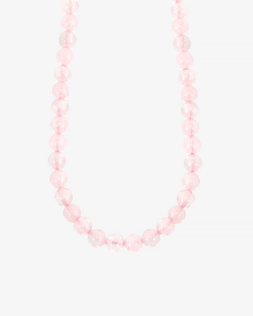 Pink rose necklace WNEC262PK