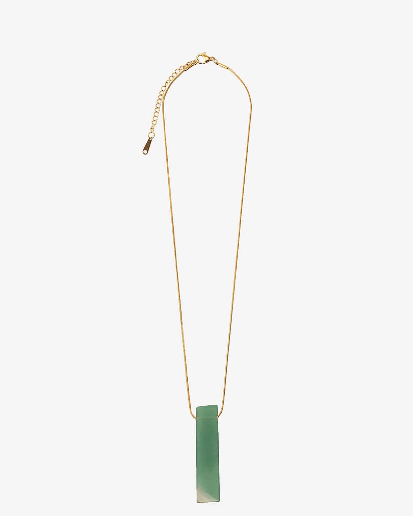 Women's chain with aventurine stone WNEC141GN