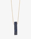 Women's chain lapis lazuli stone WNEC144BL