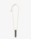 Women's chain, jade stone WNEC143GN