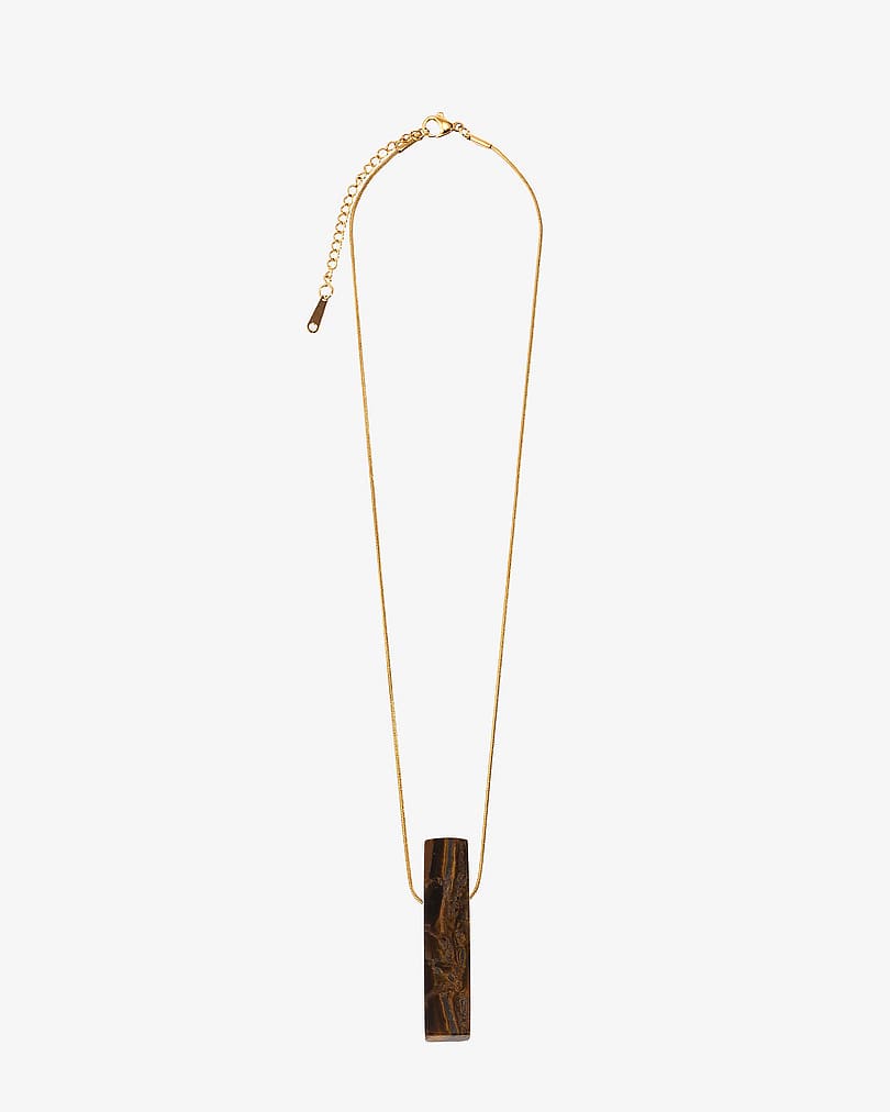 Women's chain with tiger's eye stone WNEC147BN