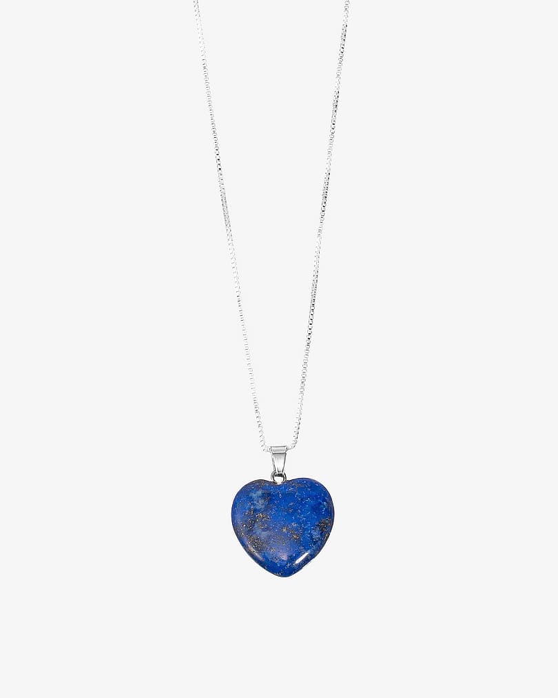 Women's Necklace Natural Lapis Lazuli Stone WNEC156BL