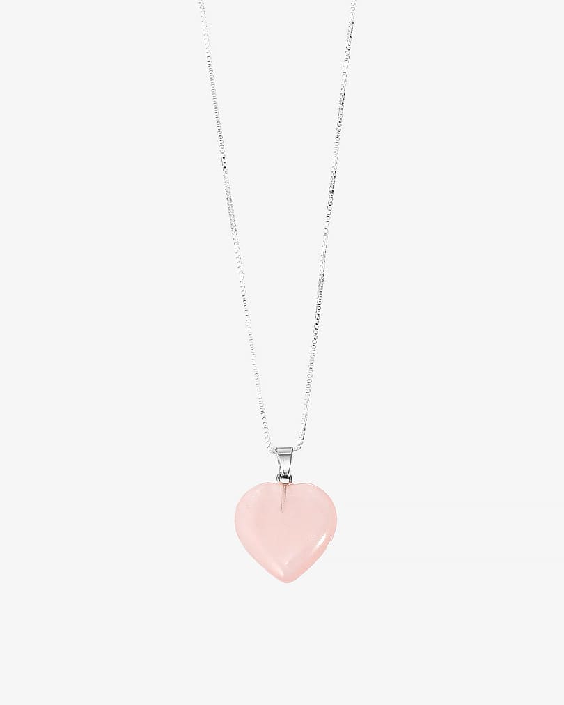 Natural rose stone women's chain WNEC154PK