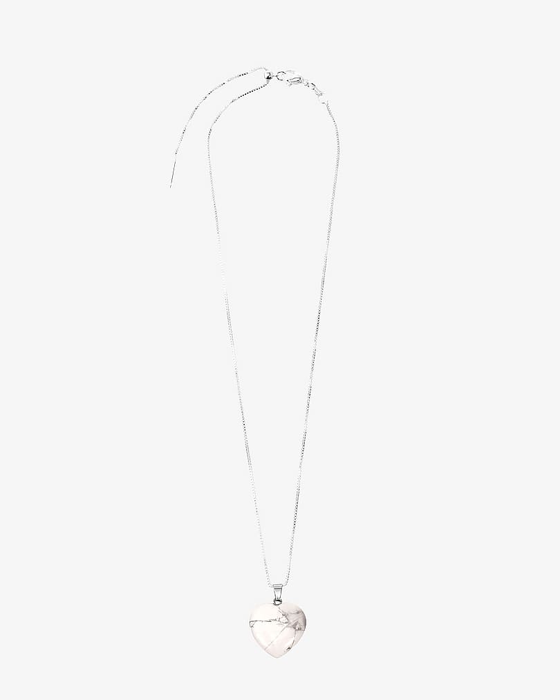 Natural Howlite Stone Women's Chain WNEC157WH