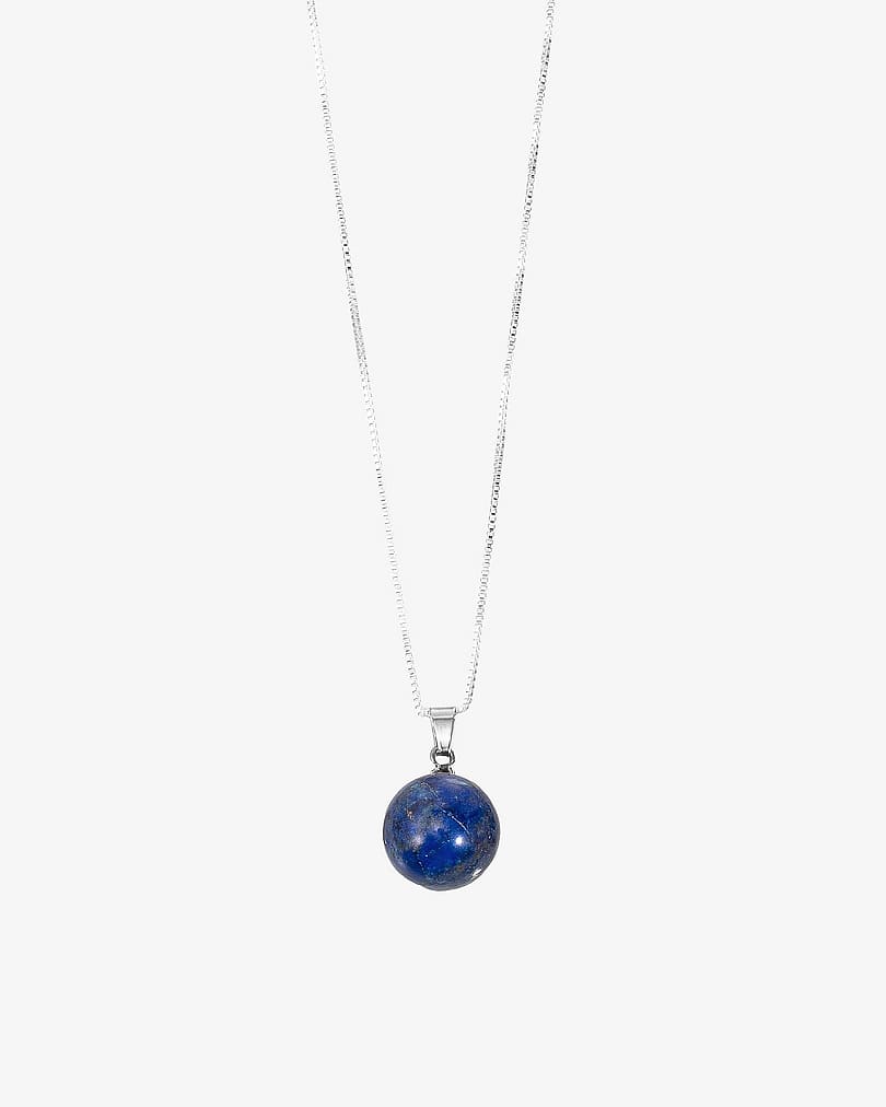 Women's chain lapis lazuli stone WNEC150BL