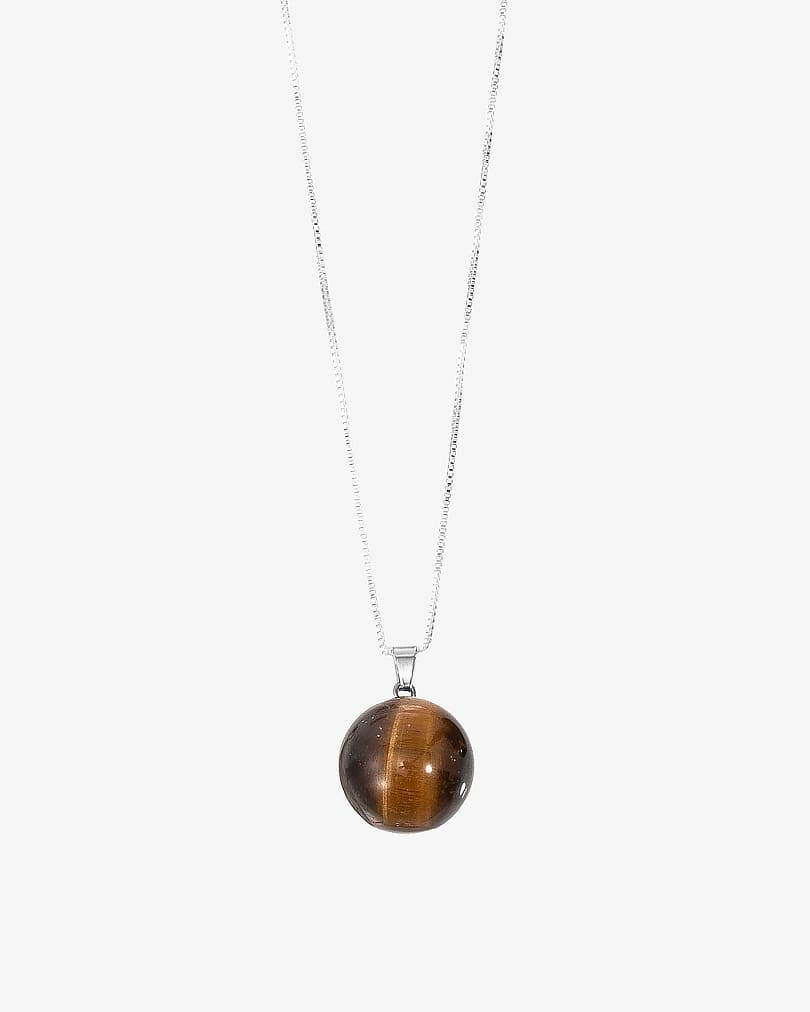 Women's chain with tiger's eye stone WNEC152BN