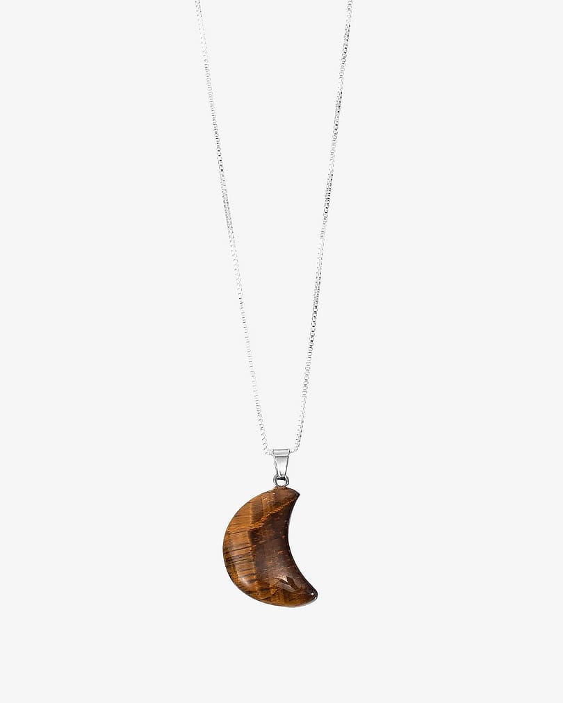 Women's chain with tiger's eye stone WNEC159BN