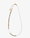 Natural Shell Necklace with Gold Details WNEC256MC
