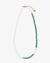 Natural Shell Necklace with Gold Details WNEC257MC