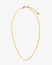 Natural Shell Necklace with Gold Details WNEC225YL