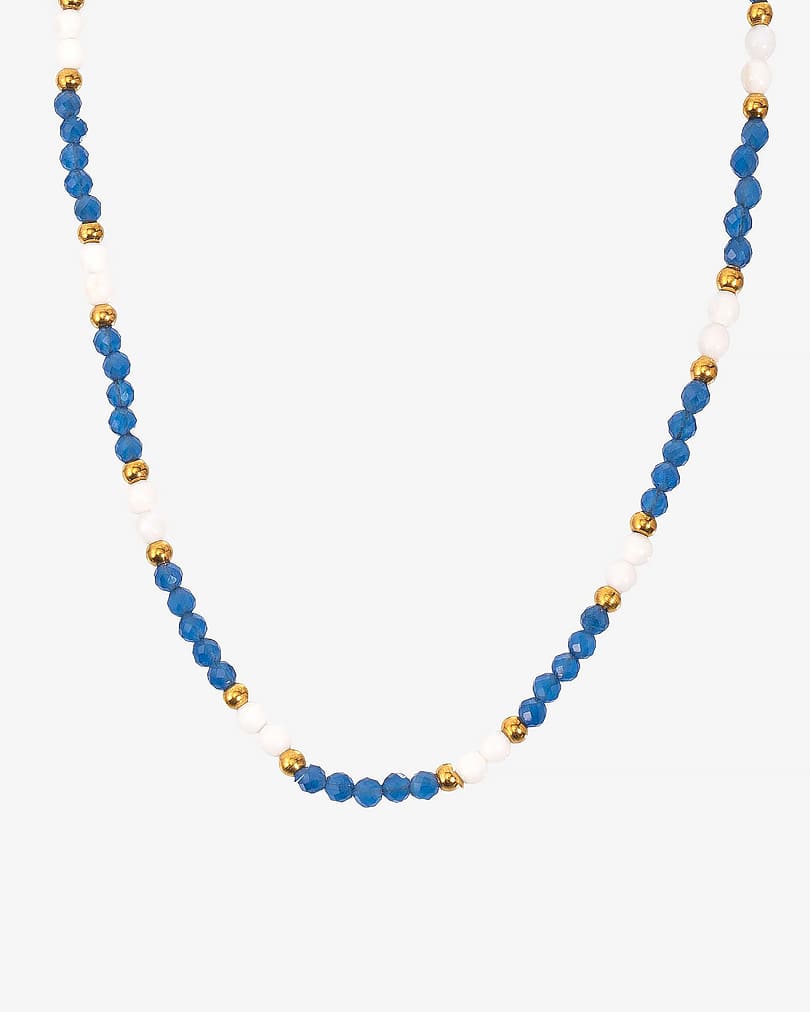 Natural shell women's necklace WNEC227BL
