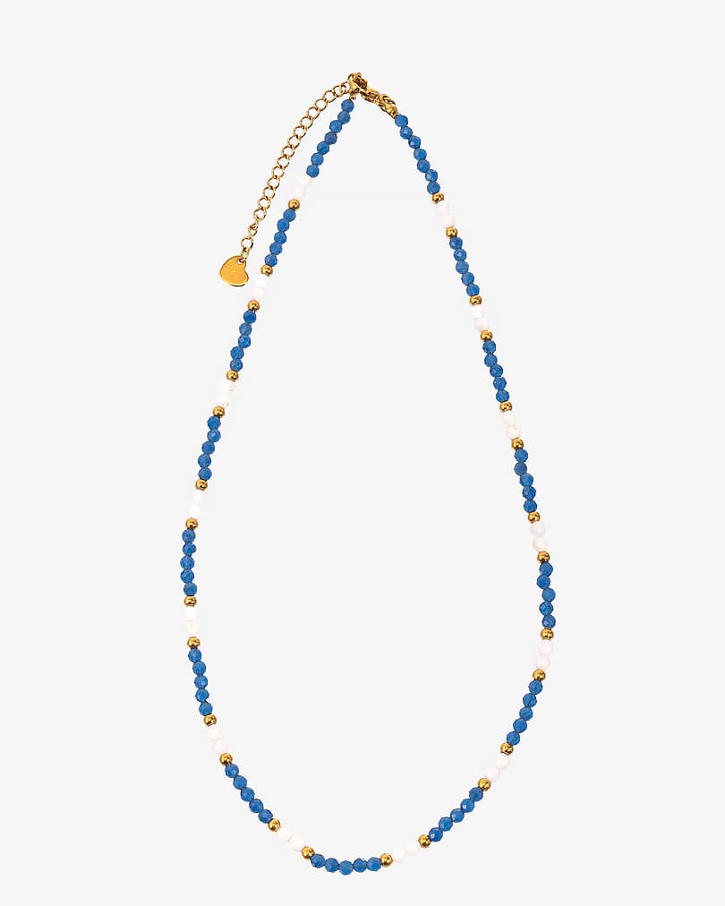 Natural shell women's necklace WNEC227BL