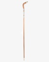 Omani dark wood crutch stick CAN849
