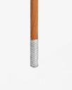 Omani dark wood crutch stick CAN849