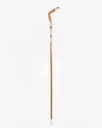 Omani dark wood crutch stick CAN858