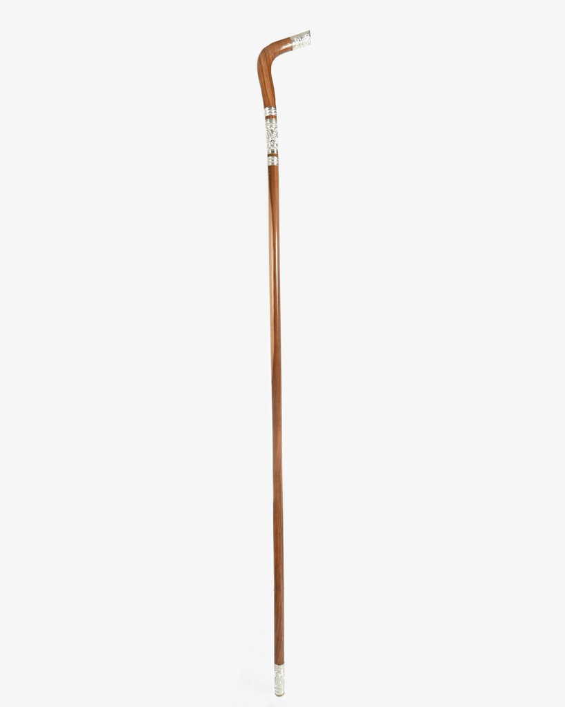 Omani dark wood crutch stick CAN846