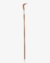 Omani dark wood crutch stick CAN846