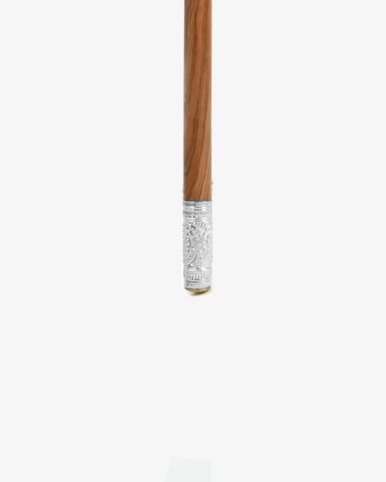 Omani dark wood crutch stick CAN846