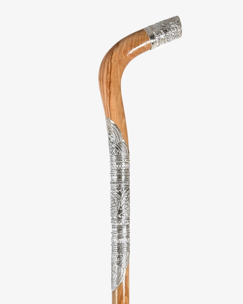 Omani dark wood crutch stick CAN851