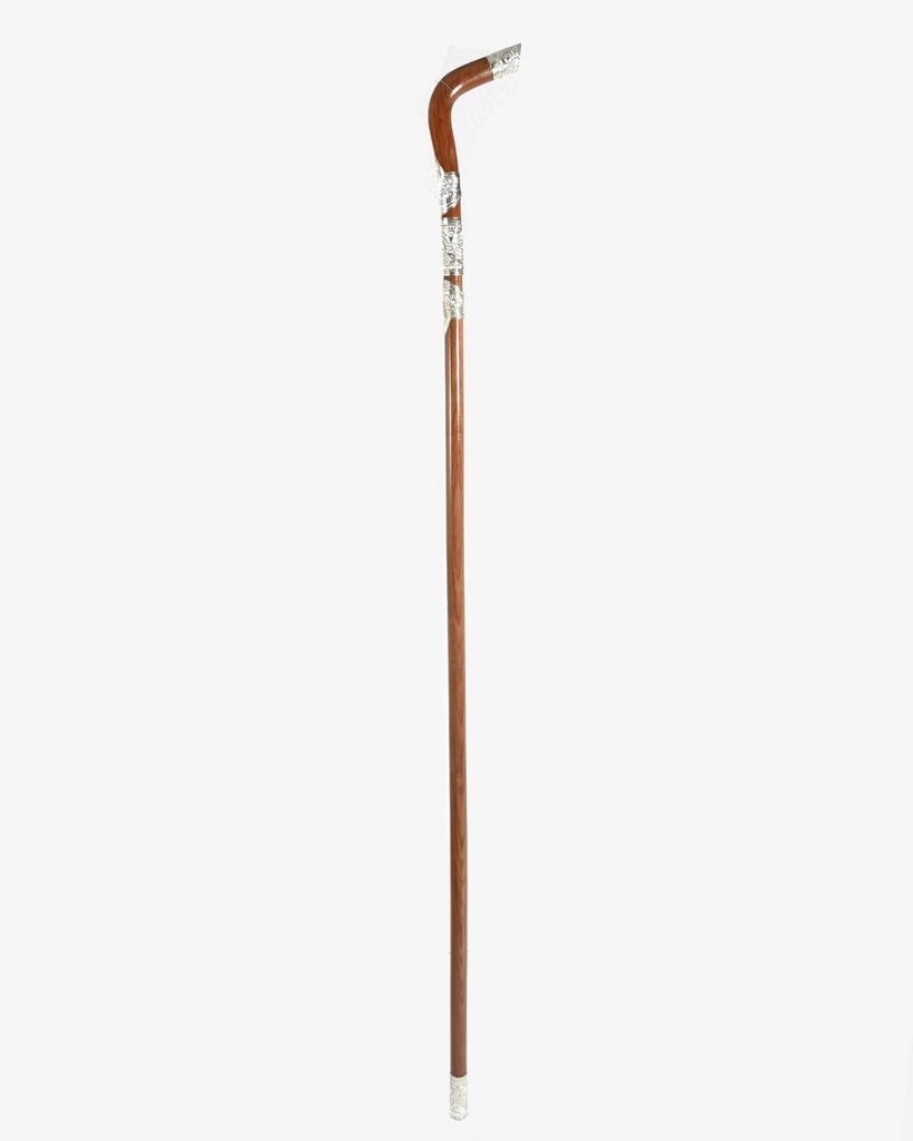 Omani dark wood crutch stick CAN855