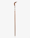 Omani dark wood crutch stick CAN855
