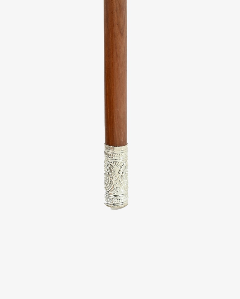 Omani dark wood crutch stick CAN855