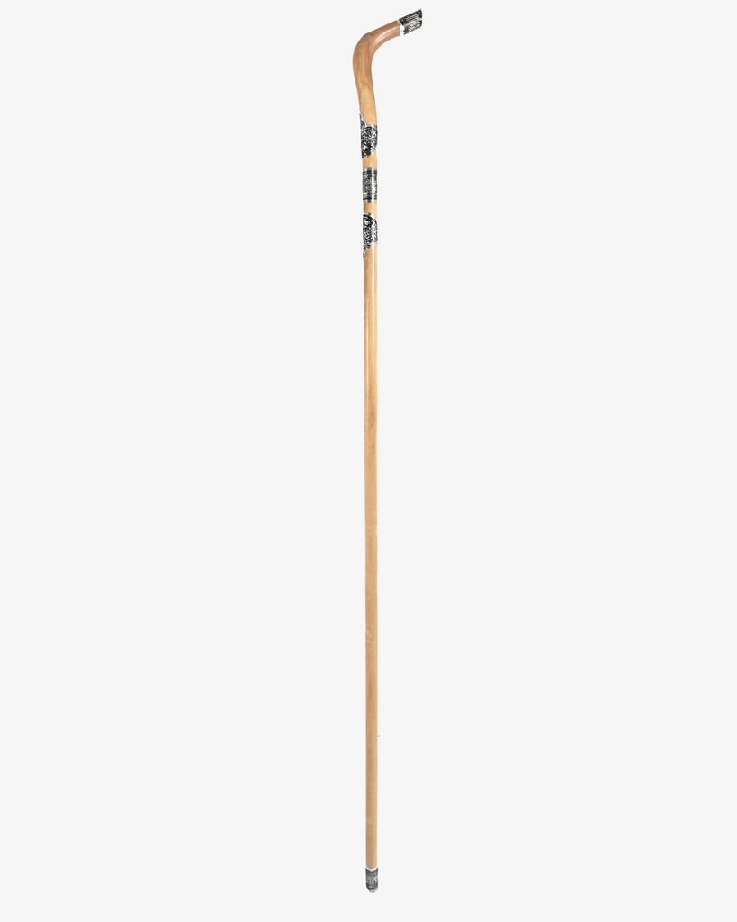 Omani dark wood crutch stick CAN861