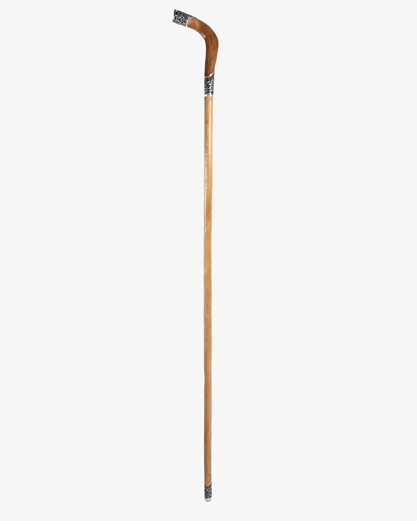 Omani dark wood crutch stick CAN856