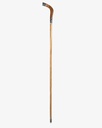Omani dark wood crutch stick CAN856