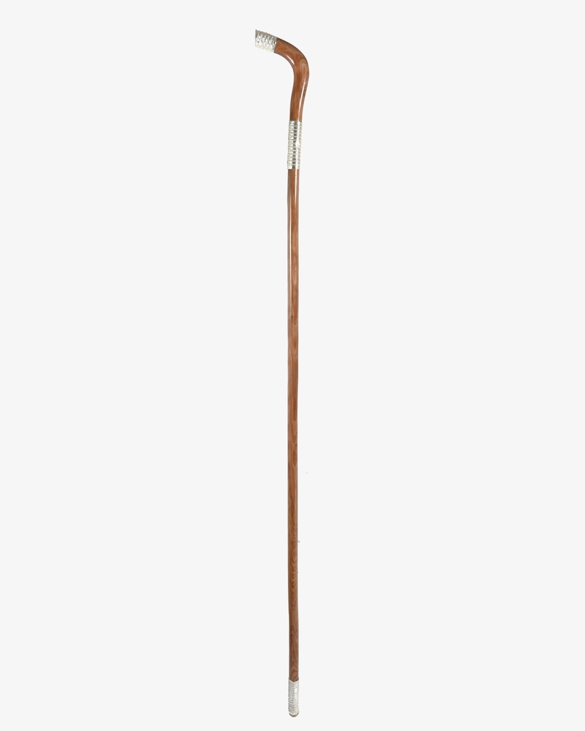 Omani dark wood crutch stick CAN841