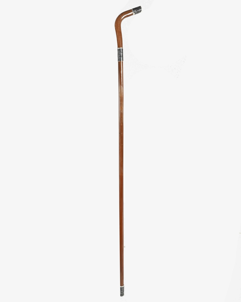 Omani dark wood crutch stick CAN852