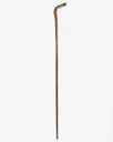 Omani dark wood crutch stick CAN852