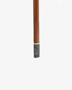 Omani dark wood crutch stick CAN852