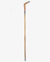 Omani dark wood crutch stick CAN842