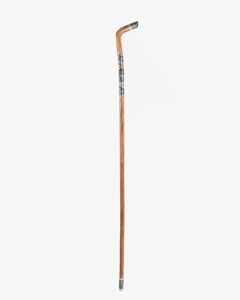 Omani dark wood crutch stick CAN845