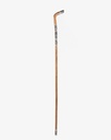 Omani dark wood crutch stick CAN845