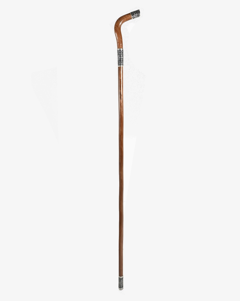 Omani dark wood crutch stick CAN854