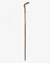 Omani dark wood crutch stick CAN854