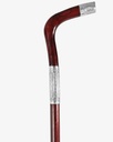 Omani dark wood crutch stick CAN840