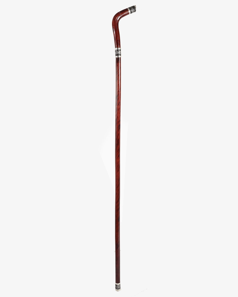 Omani dark wood crutch stick CAN839