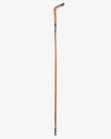 Omani dark wood crutch stick CAN863