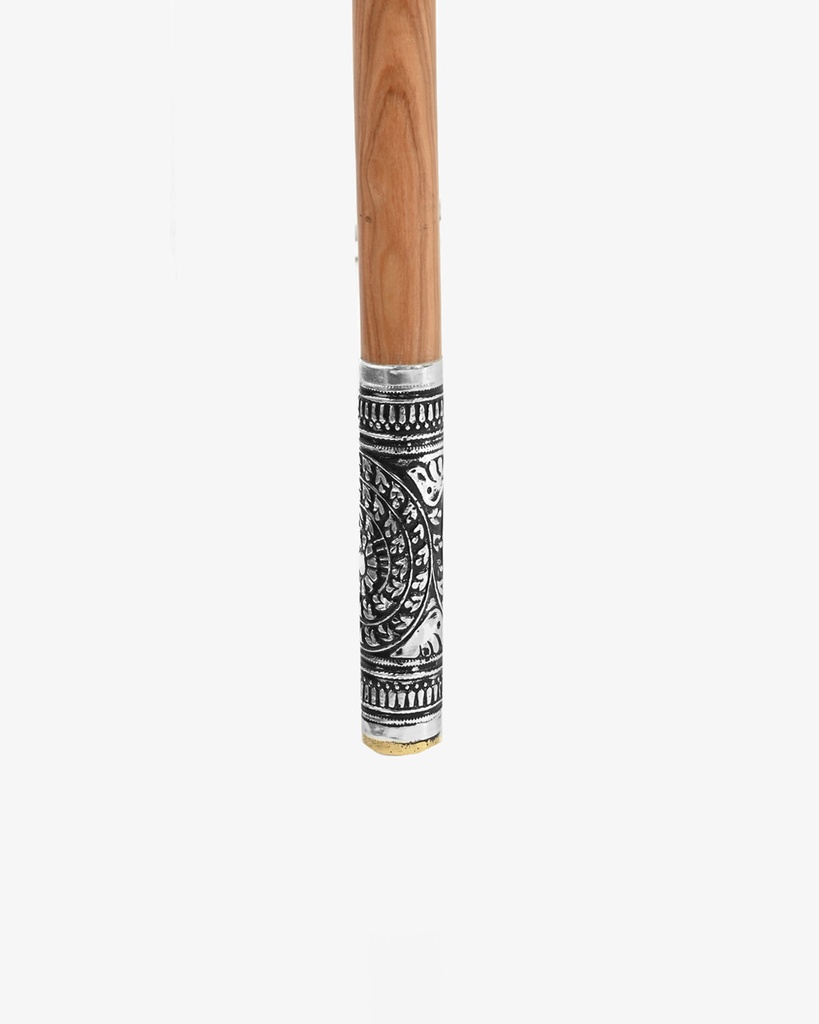 Omani dark wood crutch stick CAN863