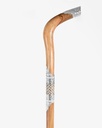 Omani dark wood crutch stick CAN844
