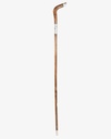 Omani dark wood crutch stick CAN862
