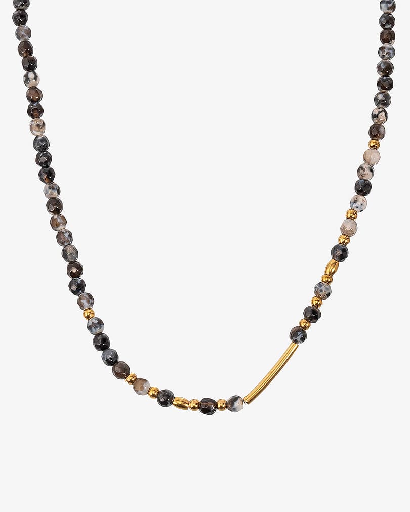 Women's necklace made of natural shells WNEC251BK