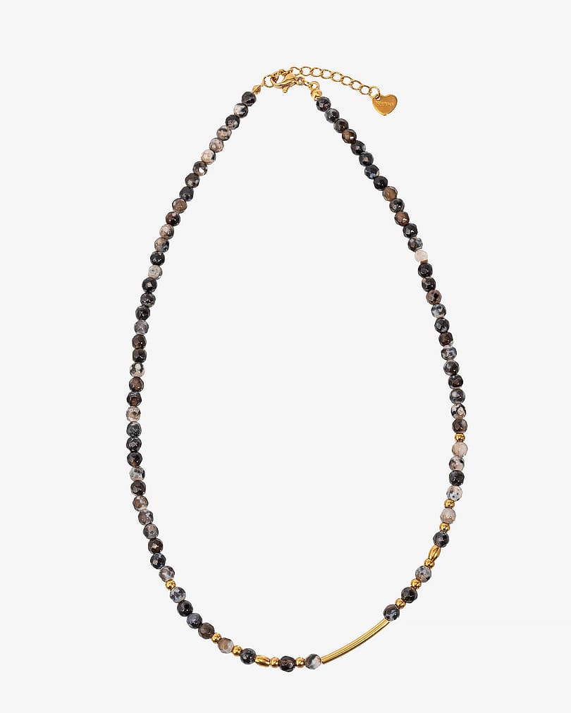 Women's necklace made of natural shells WNEC251BK