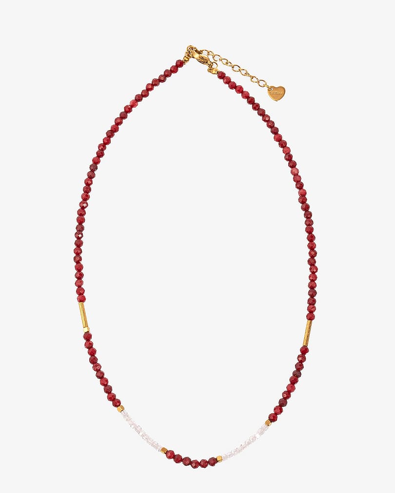 Women's necklace made of natural shells WNEC232RD